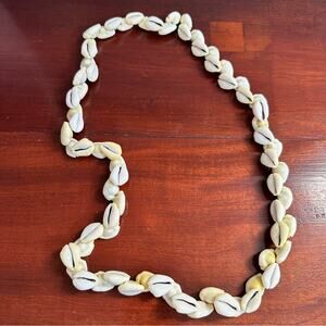 Cowie Shell Necklaces Long Sea Beach Neutral Continuous Loop Neutral Jewelry